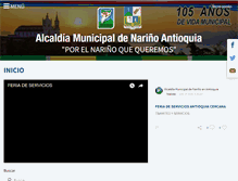 Tablet Screenshot of narino-antioquia.gov.co